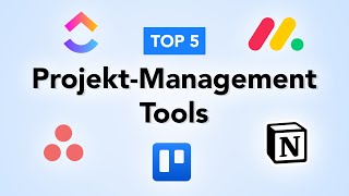 Die 5 besten ProjektmanagementTools 2023 Vergleich Asana ClickUp Monday Notion amp Trello [upl. by Willner]