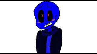 Fell Sans Blueb Inflation LAZY ANIMATION [upl. by Hcelemile]