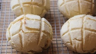 Melon Pan Recipe  Japanese Cooking 101 [upl. by Alauqahs]