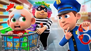 Stranger At Grocery Store Song  Safety Tips  Funny Kids Songs amp Nursery Rhymes  Songs for KIDS [upl. by Akerdnuhs164]