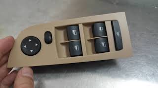 New 61319217331 BEIGE POWER WINDOW SWITC LHD For BMW E90 325i 328i 330i 335i M3 [upl. by Karr65]