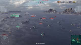 WoWS World of Warships F Caracciolo Ranked Battles [upl. by Adlesirg]