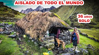 36 años VIVIENDO SOLO en un inhóspito rincón de los ANDES PERUANOS  Jordy Aventurero [upl. by Aleunamme339]