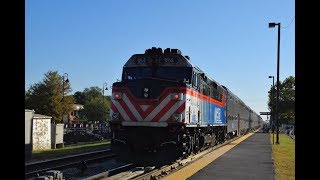 Metra Express through Mokena Metra Station 360° VR [upl. by Nnaul381]