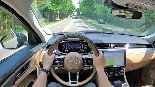 2021 Jaguar FPace P340 S  POV First Drive Binaural Audio [upl. by Pesek]