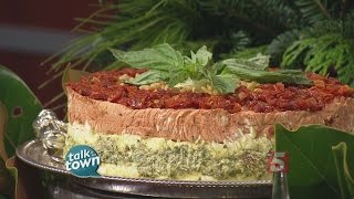 Daisy King Recipe  5275 Pesto amp SunDried Tomato Torte [upl. by Refanej]