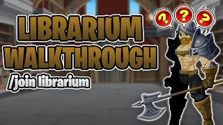 Librarium Quest Walkthrough join librarium  AQW [upl. by Rahman27]