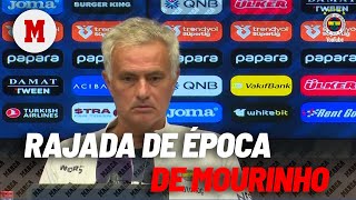 Rajada de época de Mourinho contra la liga turca quot¿Quién quiere ver esto huele malquotI MARCA [upl. by Yesdnil]