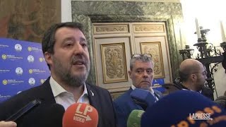 Salvini sulle manganellate di Pisa «Poliziotti non sono biechi torturatori Mattarella Non [upl. by Kopp274]