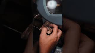 05 carat diamond Pt900 ring making [upl. by Nniuq]