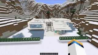 MINECRAFT Modern Winter House HD [upl. by Ttevi]