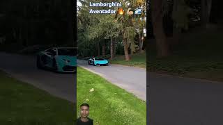 Blue 💙 Lamborghini Aventador exhaust 🔥🔥🙀😱🤯 huracan svj luxury luxurycar foryou edit supercar💥 [upl. by Hahnert]