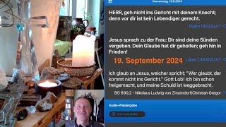 Gedanken zur Herrnhuter Tageslosung am 19 September 2024 [upl. by Atenahs]