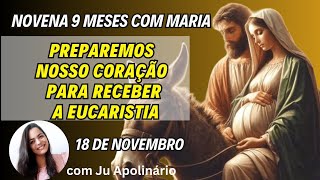 NOVENA  9 MESES COM MARIA 18 DE NOVEMBRO Ju Apolinário novena novemesescommaria 9mesescommaria [upl. by Nykal]