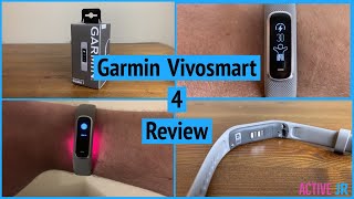 Garmin Vivosmart 4 review  PulseOX body battery but no GPS tracking [upl. by Irehs]