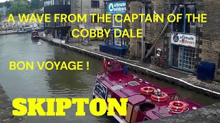 A Wave From the Captain of the Cobby Dale  Skipton Boat Trips  Skipton North Yorkshire yorkshire [upl. by Atiuqahc20]