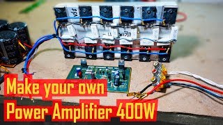 Test Power Amplifier 400W 2SC5200 2SA1943 [upl. by Nelubez]