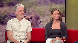 Anna Dimitriadis Gordon Buchanan Big Cats 247 Cinematographers On BBC Breakfast 22082024 [upl. by Annaiel]