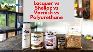 Varnish vs Polyurethane vs Lacquer vs Shellac [upl. by Karlen]