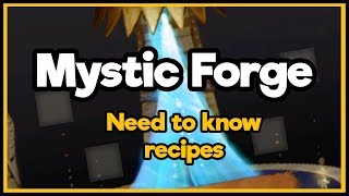 Guild Wars 2  Mystic Forge  Need to know recipes [upl. by Atiuqnahs612]