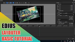 edius layouter basic tutorial in hindi [upl. by Secnarfyram]