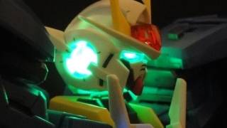 MG 00 Raiser Part 7 Lights Gundam 00 gunpla model review [upl. by Eetnwahs]