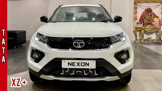 Tata Nexon 2022  Tata Nexon XZ Plus 🔥 Most Detailed Walkaround Video [upl. by Surad]