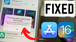 How To Fix This Application Requires iOS 160 or Later on iPhone amp iPad [upl. by Nirrep409]