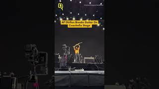 AP Dhillon Breaks Guitar On Coachella Stage  Quint Neon [upl. by Neurath]