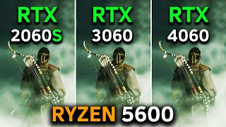 RTX 2060 SUPER 8GB vs RTX 3060 12GB vs RTX 4060 8GB  RYZEN 5 5600  Test in 10 Games  2024 [upl. by Enirual]