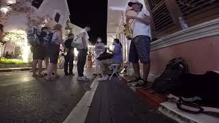 When You Wish upon a star32 saxophone streetPhuket Old town Thailand [upl. by Ahsekim563]