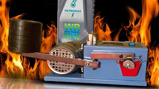 Petronas Selenia WR 5W40 Engine Oil Test 100°C Piotr Tester [upl. by Nwahsauq]