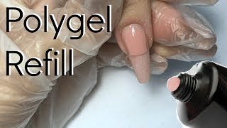 How to Polygel refill  infill  Unboxing trial and master kit  nailcou [upl. by Oloapnaig]