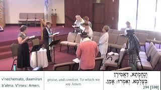 Yizkor Service  Temple Beth Tikvah  652022  Live Stream [upl. by Levina793]