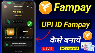 Fampay UPI ID kaise banaye😳  how to make UPI ID in FamPay new update  How to change UPI Id fampay [upl. by Ynaffet]