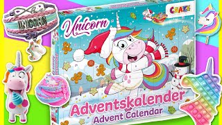 EINHORN UNICORN ADVENTSKALENDER 🦄 Alle 24 Türchen öffnen 🦄 Unboxing deutsch I PatDIY [upl. by Renato]