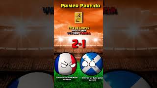 FRANCIA vs ESCOCIA en todos los MUNDIALES COUNTRYBALL [upl. by Rihana]