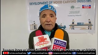 Local WoodCarving Industry training sponsored by NABARD at Ledeg [upl. by Agnot]