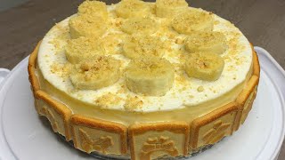 How To Make A Banana Pudding Cheesecake  EASY Recipe [upl. by Yggam]