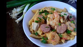 Creamy Pastalaya  How to Make Jambalaya Pasta [upl. by Zina]