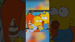 Maggie’s Ice Cream Snatched by Jr 🍦thesimpsons homersimpson maggiesimpson shorts [upl. by Chernow]