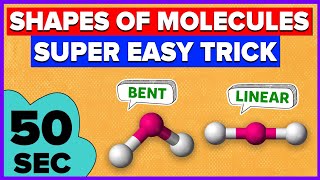 Trick to learn shapes of molecules  Geometry of molecules  VSEPR Theory [upl. by Pilloff]