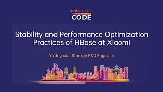 Stability and Performance Optimization Practices of HBase at Xiaomi [upl. by Dolorita]