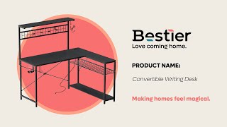 Bestier Convertible Writing Desk [upl. by Lore836]