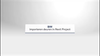 Skantrae BIM instructievideo  Importeren deuren in Revit Project [upl. by Gaile697]