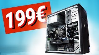 199€ GAMING PC Monster  das JEDER bauen kann TEST amp Zusammenbauen [upl. by Seppala]