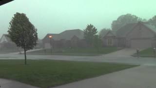 Severe Thunderstorm  May 1 2012 [upl. by Ymaj944]