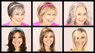 SqHair Headbands The Perfect Hinged Headband Official Godivas Secret Wigs Video [upl. by Eelirol]