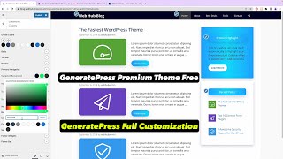 GeneratePress Professional Theme Customization 2023  Full GeneratePress Theme Customization 2023 [upl. by Karlotta]