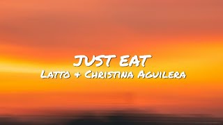 Christina Aguilera feat Latto Did Somebody Say Just eat Lyrics [upl. by Revell]